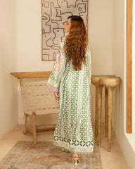 Fresh Bloom Korean Crepe 2-Piece Suit