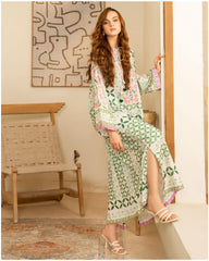 Fresh Bloom Korean Crepe 2-Piece Suit
