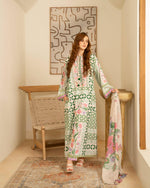 Fresh Bloom Korean Crepe 2-Piece Suit