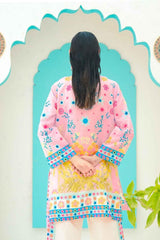 Elegant Pink and White Dress 2 piece Set Y-21