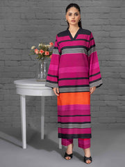 Stitched Silk Velour 2-Piece Suit Y63