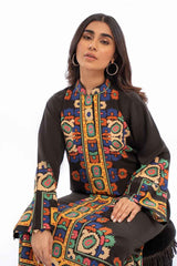 Bold Multicolored Print Tunic 2PC Set (YL 113)