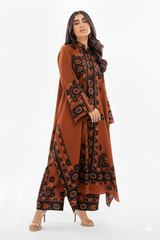 Bold Multicolored Print Tunic 2PC Set (YL 113)