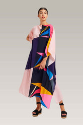 Vibrant Elegance: 1-Piece Stitched Printed Kaftan YL-13– Rs. 2499