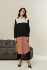 Geometric Color-Block Festive Dress ( YL- 61 )