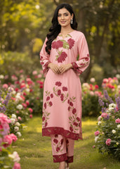 Blush Bloom 2-Piece Korean Crepe Suit