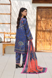 ZZ-UN-26027 Azure Bloom  Unstitched Printed 3-Piece Lawn