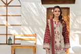 ZZ-UN-26018 Floral Harmony with Maroon & Beige