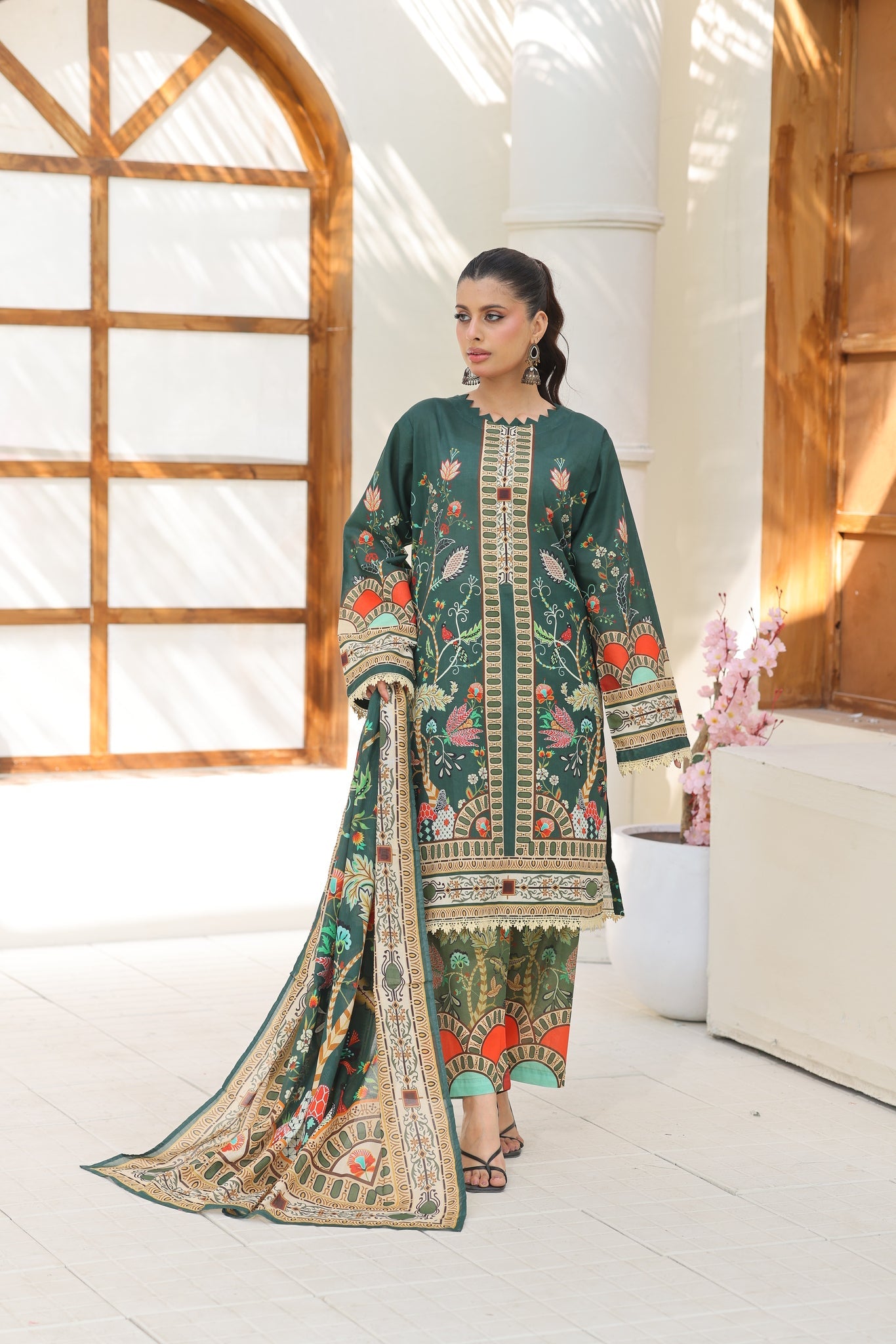 ZZ-UN-26007 – Forest Heritage Printed 3-Piece Lawn