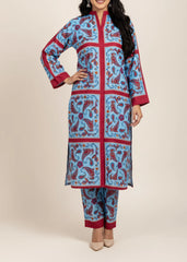 Artisanal Paisley Block-Print 2-Piece Set