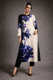 Blue Floral Yl 197