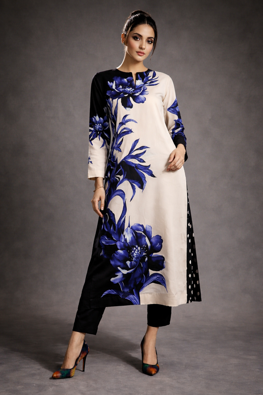 Blue Floral Yl 197