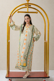 Printed Korean Crepe Long Kurta
