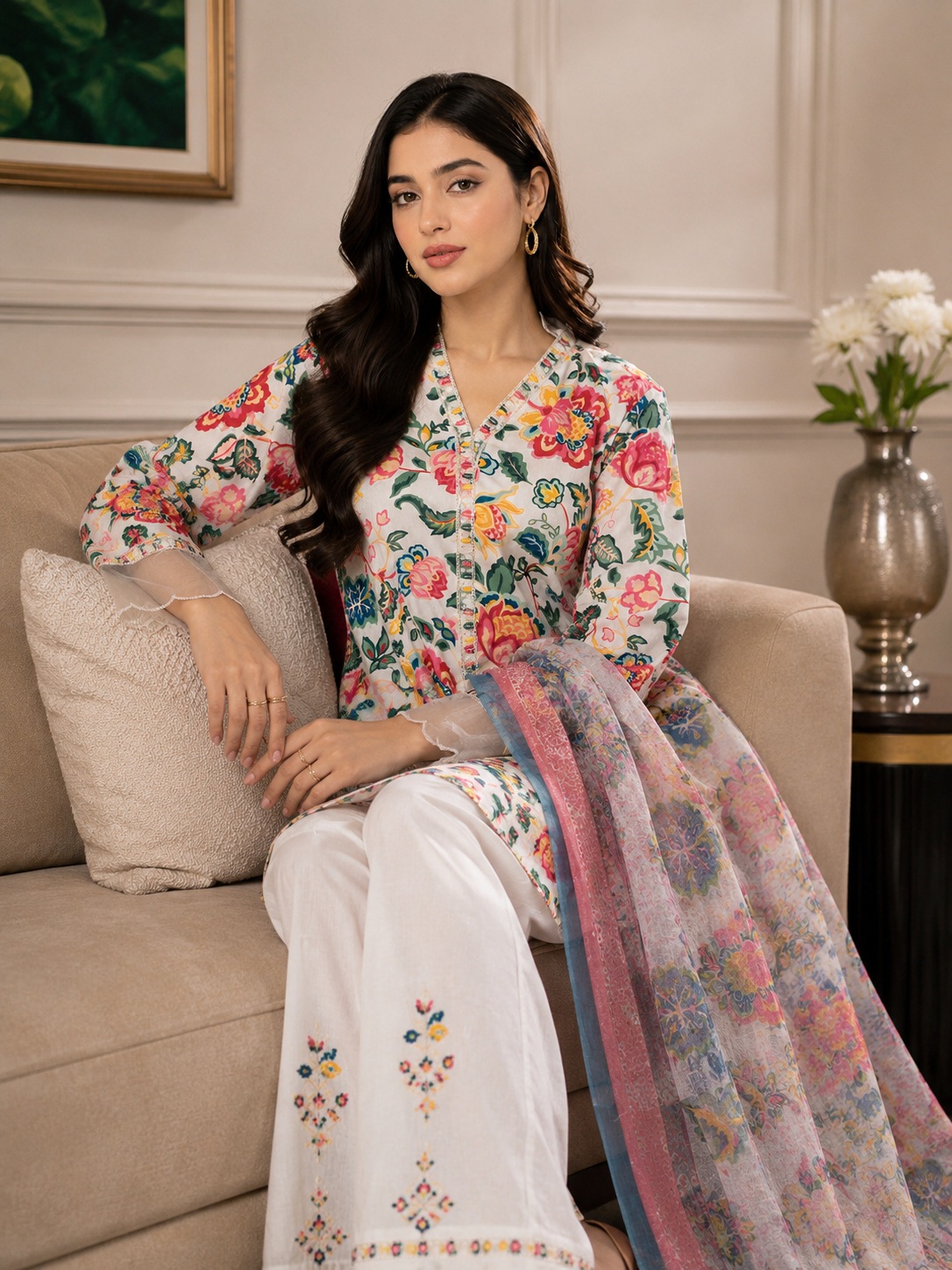 Petal charm 3pcs dress 206