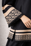 Black Printed 2PC Co Ord Set Yl 201