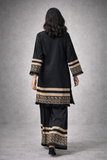 Black Printed 2PC Co Ord Set Yl 201