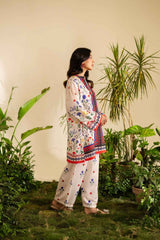 Garden Bloom Printed Two-Piece Suit