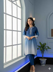 Azure Ombré Dream Two-Piece Suit