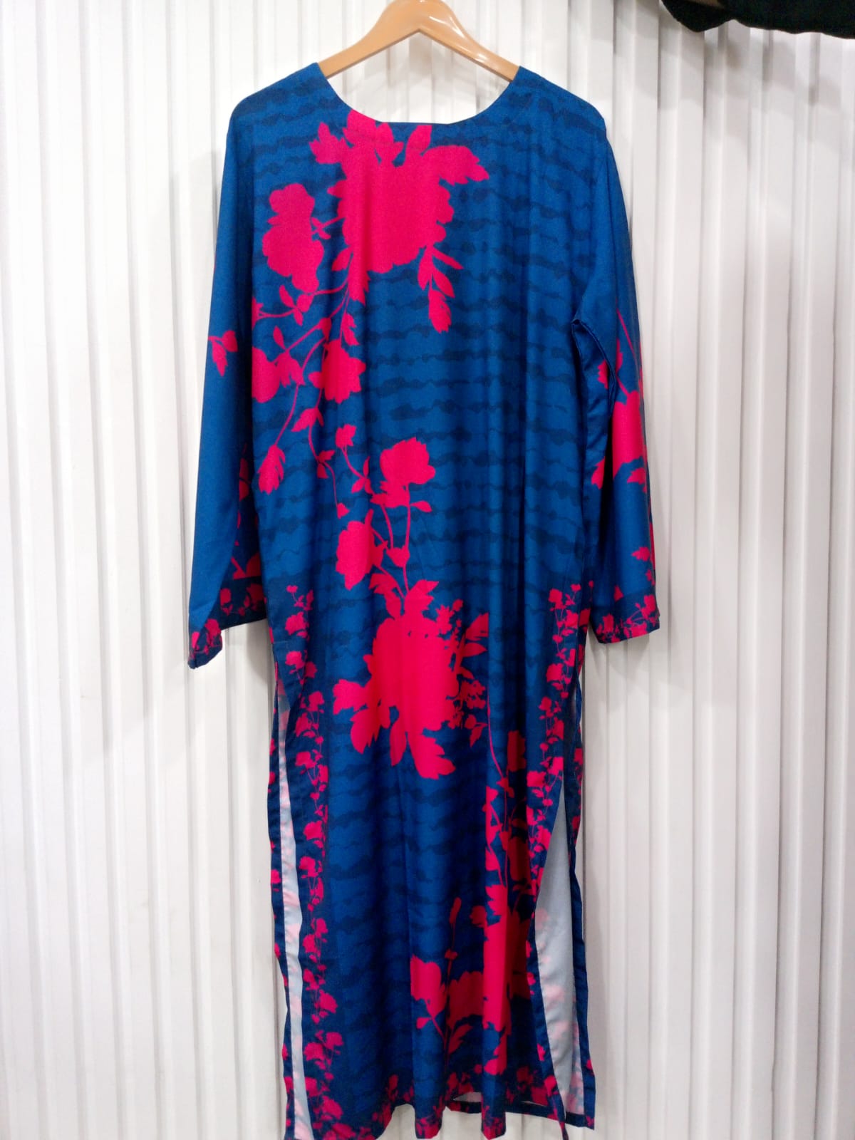 Midnight Teal Fuchsia Floral 2-Piece Suit