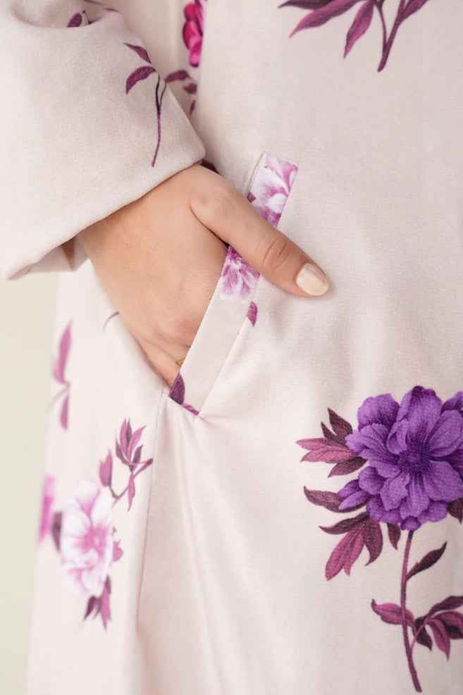 Elegant Floral Printed Long gown maxi