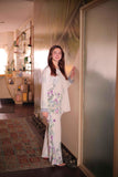 Graceful Floral Printed Co-ord Set in Pastel Hues Y-32