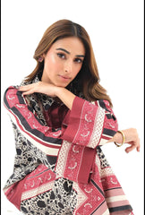 silver Pink Stitched 2 Piece Co-Ord Set Y-36