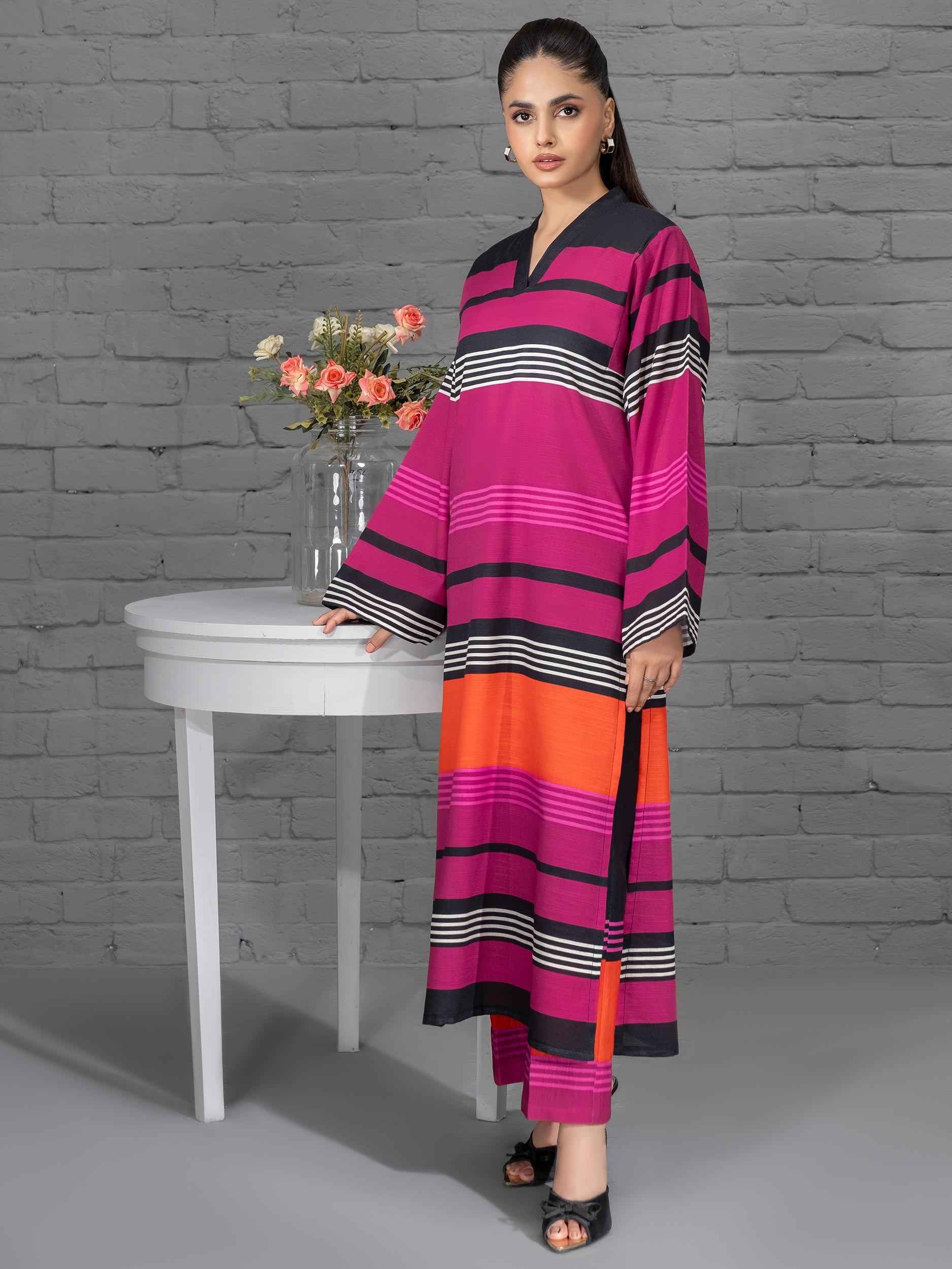 Stitched Silk Velour 2-Piece Suit Y63