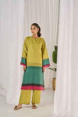 Elegant Silk Velour Kurta Set – Luxe Hues Y-74