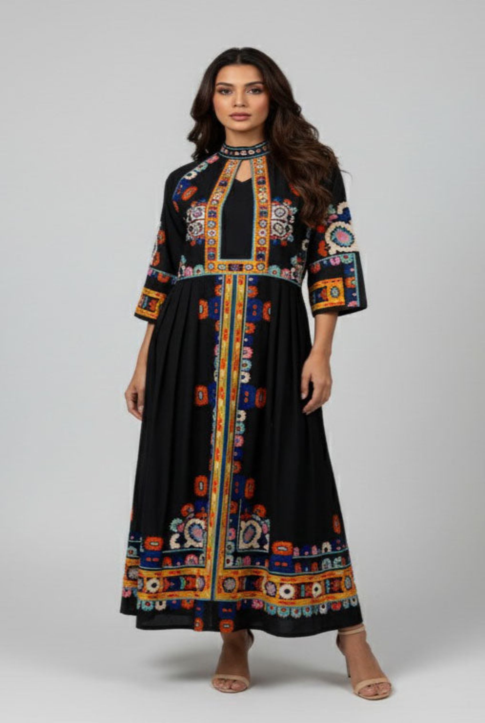 Maxi Dress with Raglan two piece yl 113