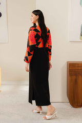 🔥 Geo Flare Charm – All-Season 2 Piece Stitched Suit in Korean Crepe YL-17 🔥