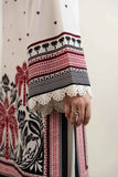 Scarlet Blossom Print Long Kurta 2-Piece Set – Modern Ethnic ( YL- 92 )
