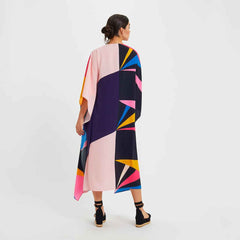 Vibrant Elegance: 1-Piece Stitched Printed Kaftan YL-13– Rs. 2499