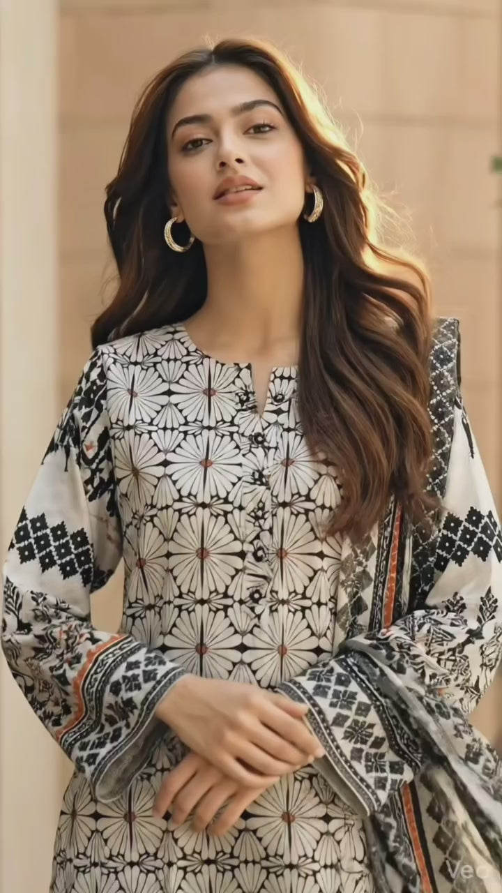 Noor e jahan 3pcs dress YL 205