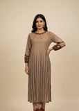 Soft Brown Digital Printed 2-Piece