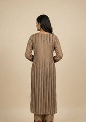 Soft Brown Digital Printed 2-Piece