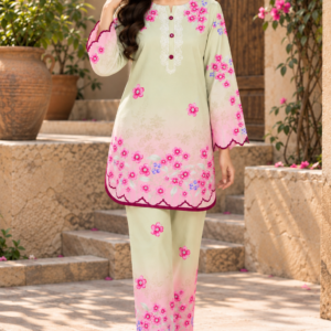 Blossom Printed 2Piece Suit Y-215