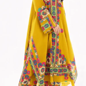 Multicolred long 2pcs dress