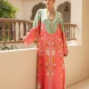 Pastel Printed Long Shirt Two Piece Set YL 102 A